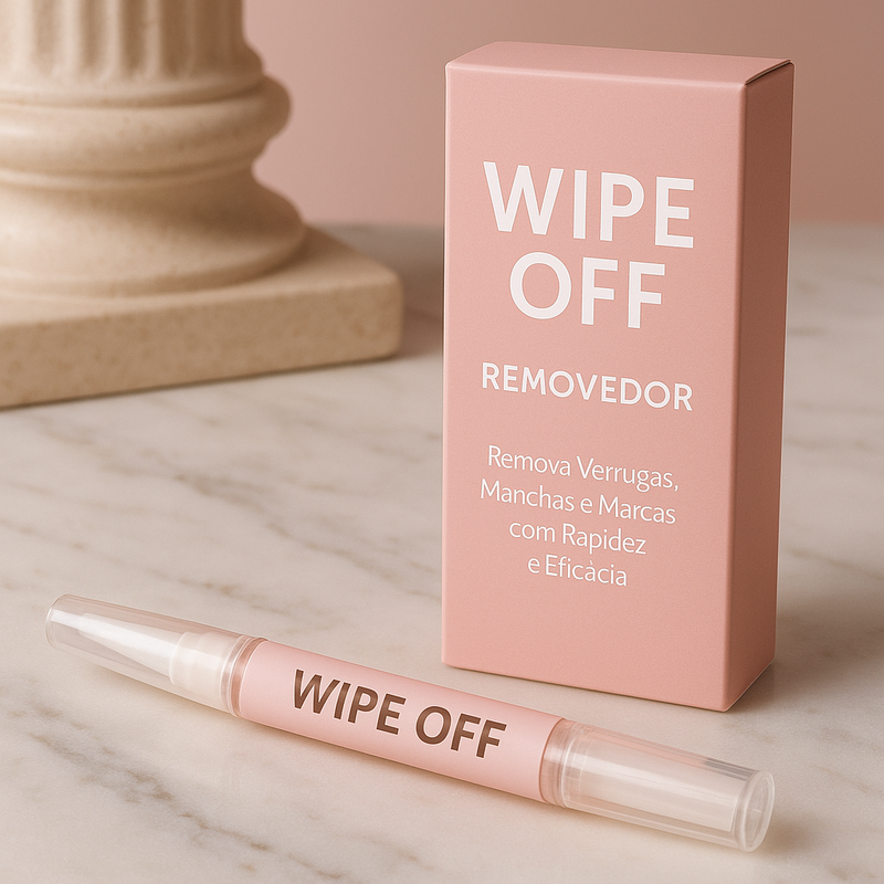 Wipe Off® - Remova Verrugas, Manchas e Marcas com Rapidez e Eficácia! COMPRE 2, LEVE 3