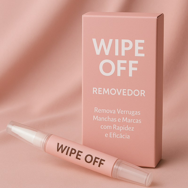 Wipe Off® - Remova Verrugas, Manchas e Marcas com Rapidez e Eficácia! COMPRE 2, LEVE 3
